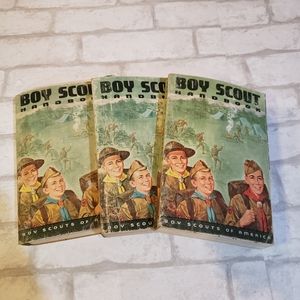 Set of 3 Vintage 1960s Boy Scout Handbook